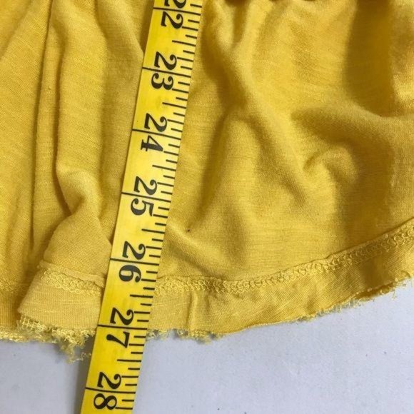 White Birch Mustard Yellow Short Sleeve Top XL - Picture 7 of 11